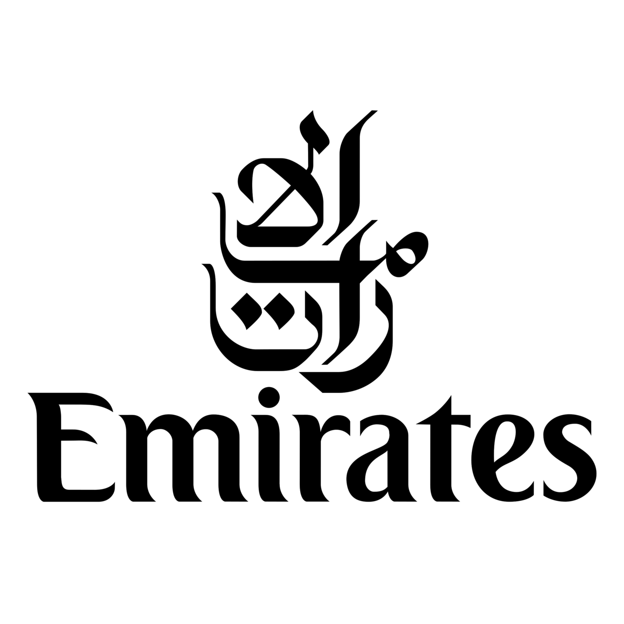emirates-airlines-logo-black-and-white logo fy emirates